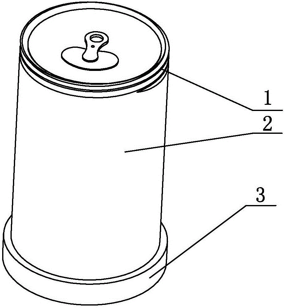 一种简易易拉罐的制作方法附图
