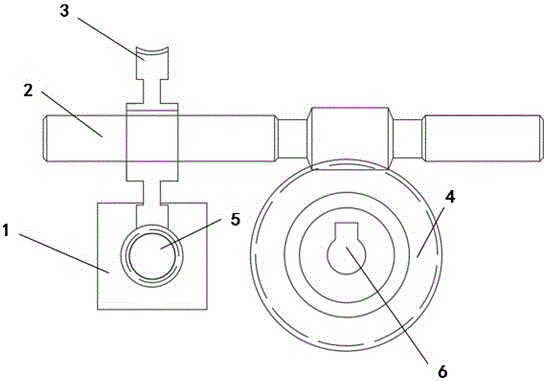 一种蜗杆换向发动机的制作方法附图