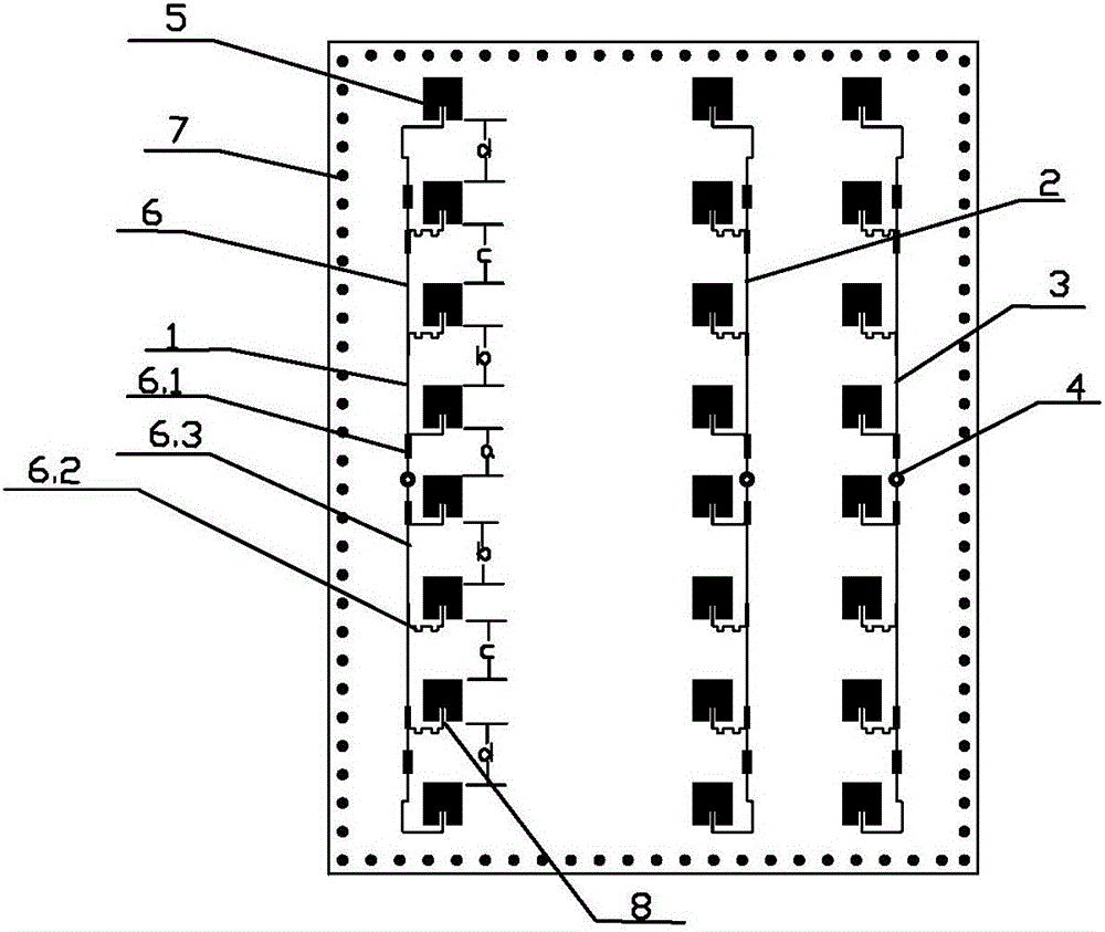 一种k波段微带贴片天线阵的制作方法附图