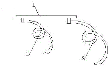 双组搂扒的搂草机的制作方法附图