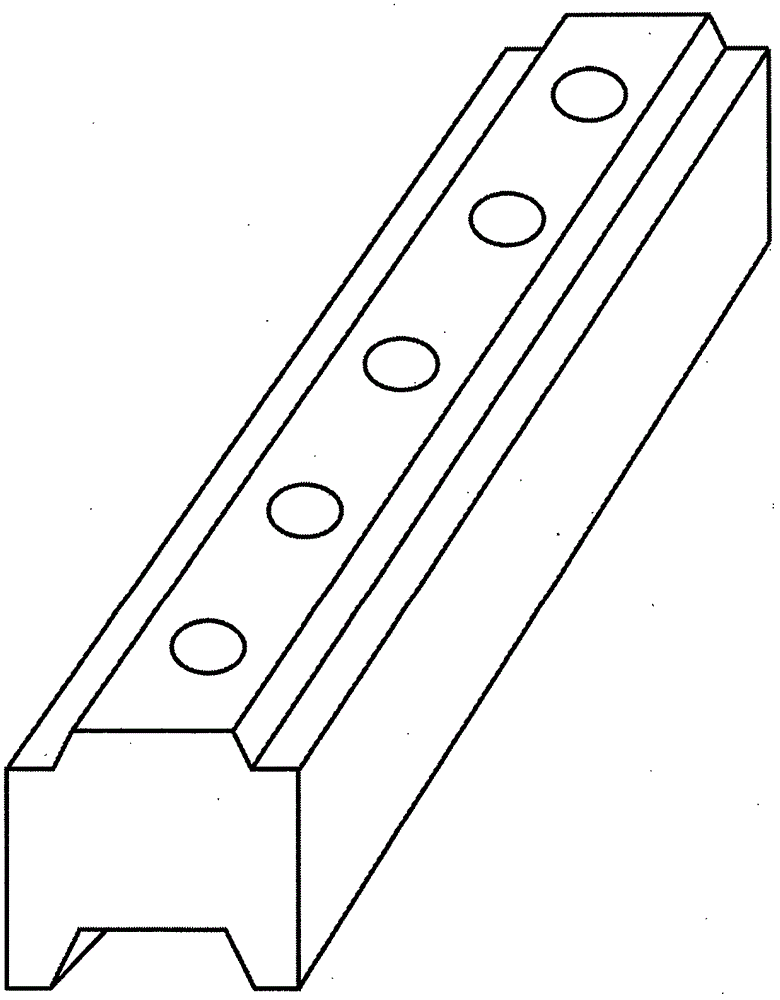 一种生产可循环使用的上下扣接干式环保建墙结构件模具的制作方法附图