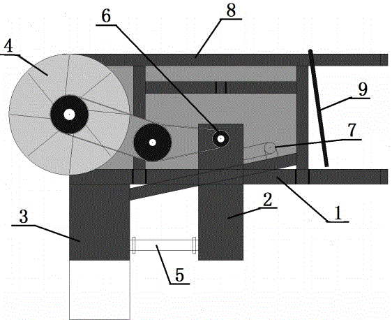 一种滚笼风柜式开沟机的制作方法附图