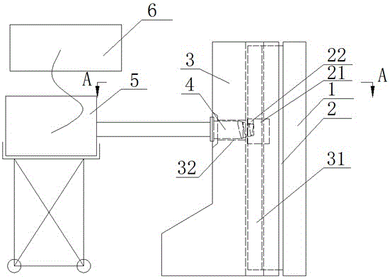 一种圆编机三角的高度调节装置的制造方法附图