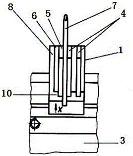 一种经编机织针的夹持器的制造方法附图