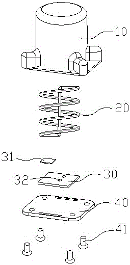 一种采用两端焊接螺旋天线的传感器的制造方法附图