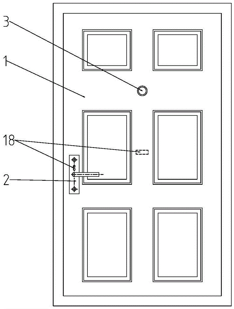 防盗门及其模块化视频语音系统的制作方法附图