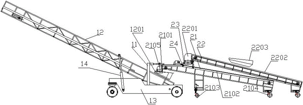 挂架装仓装置的制造方法附图