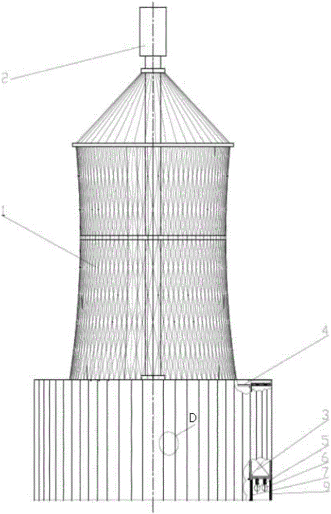 一种塔式光热电站间冷中央系统的制作方法附图