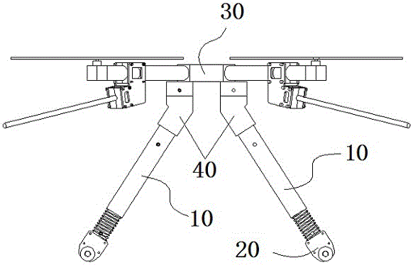 一种无人机用减震起落架的制作方法附图