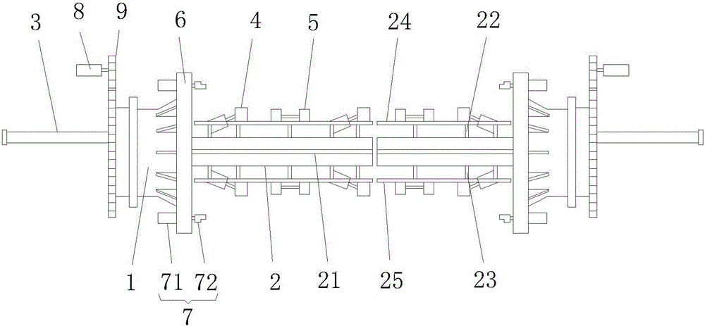 标准节自动焊接生产线的伸缩式夹持机构的制作方法附图