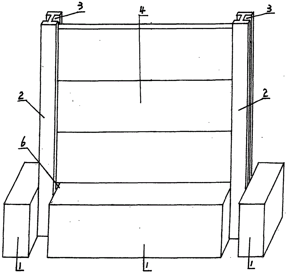 插板式围墙的制作方法附图
