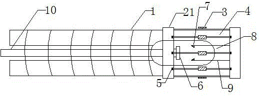 一种伞状膨胀扩压式锚杆的制作方法附图