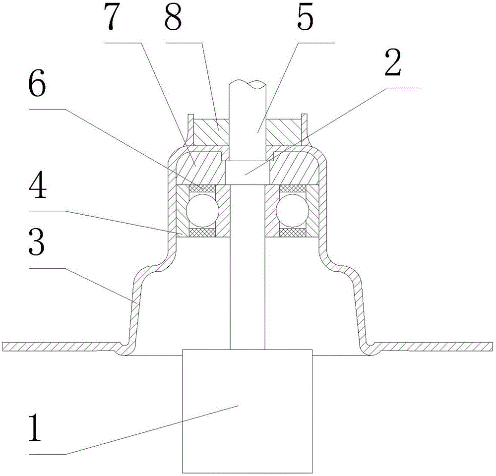 一种豆浆机的传动机构的制作方法附图
