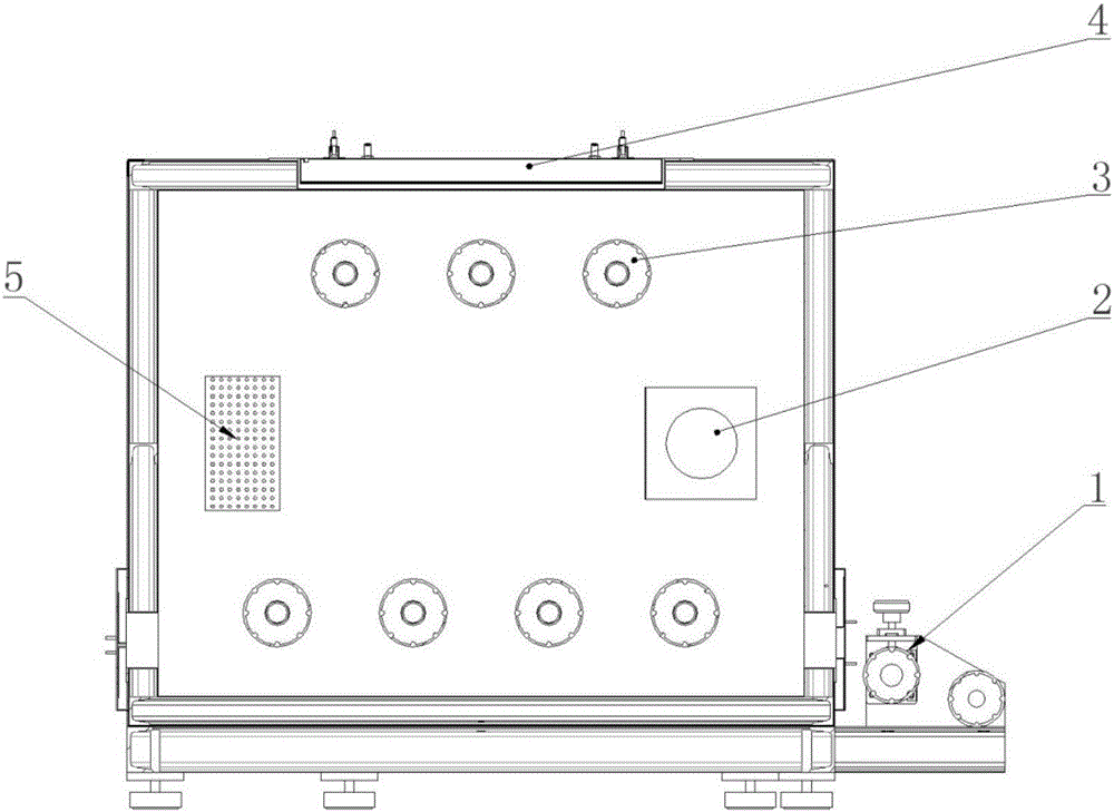 涂布机预热烘箱结构的制作方法附图