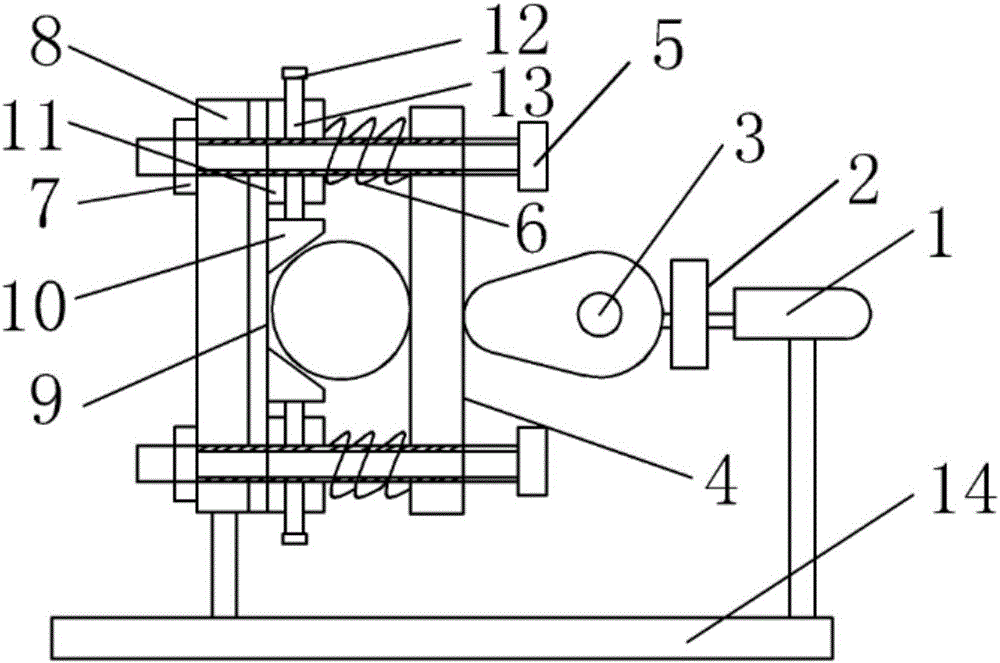 一种可调节v型块夹紧装置的制造方法附图