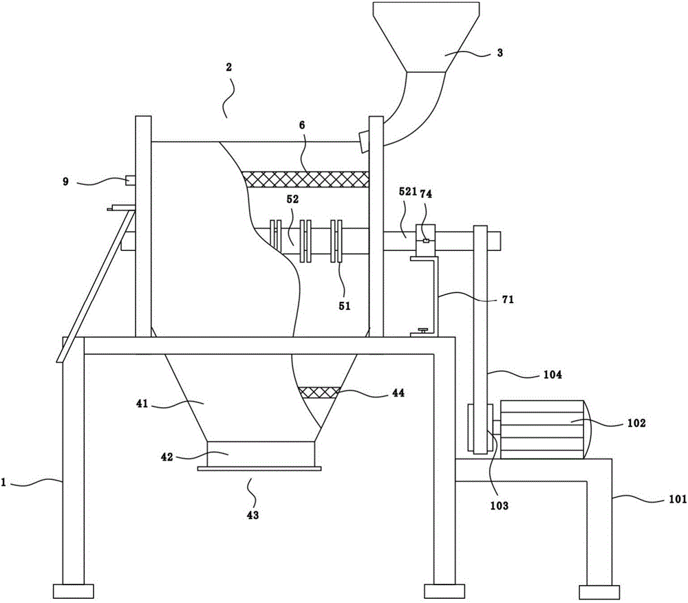 简易型膨润土加工装置的制造方法附图
