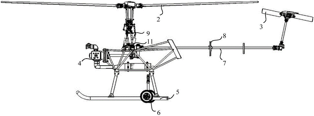 降落防磨型无人机的制作方法附图