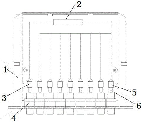 一种插片盒式光分路器的制造方法附图