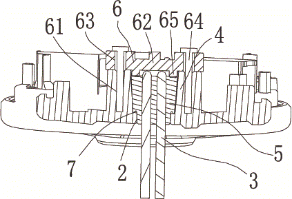 一种隔膜泵出线端密封结构的制作方法附图