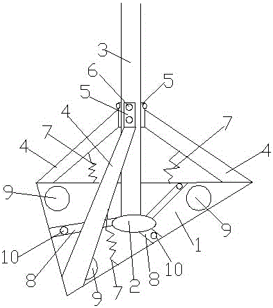 一种三角固定柱的制作方法附图