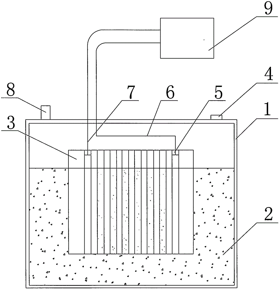一种交替变换直流极性电解水产生氢氧装置的制造方法附图