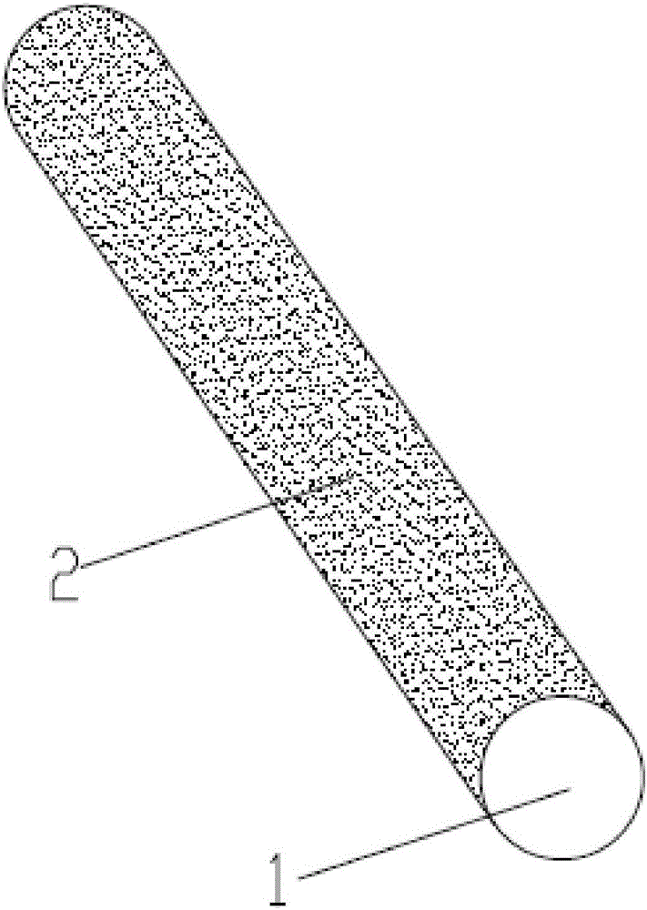 一种磨砂尼龙胶管芯轴的制作方法附图