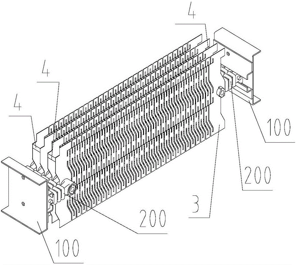 一种新型的瓷挂插串结构的电阻单元的制作方法附图
