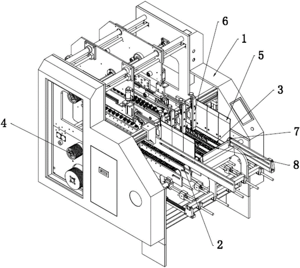 一种糊箱机的纵向出纸装置的制造方法附图