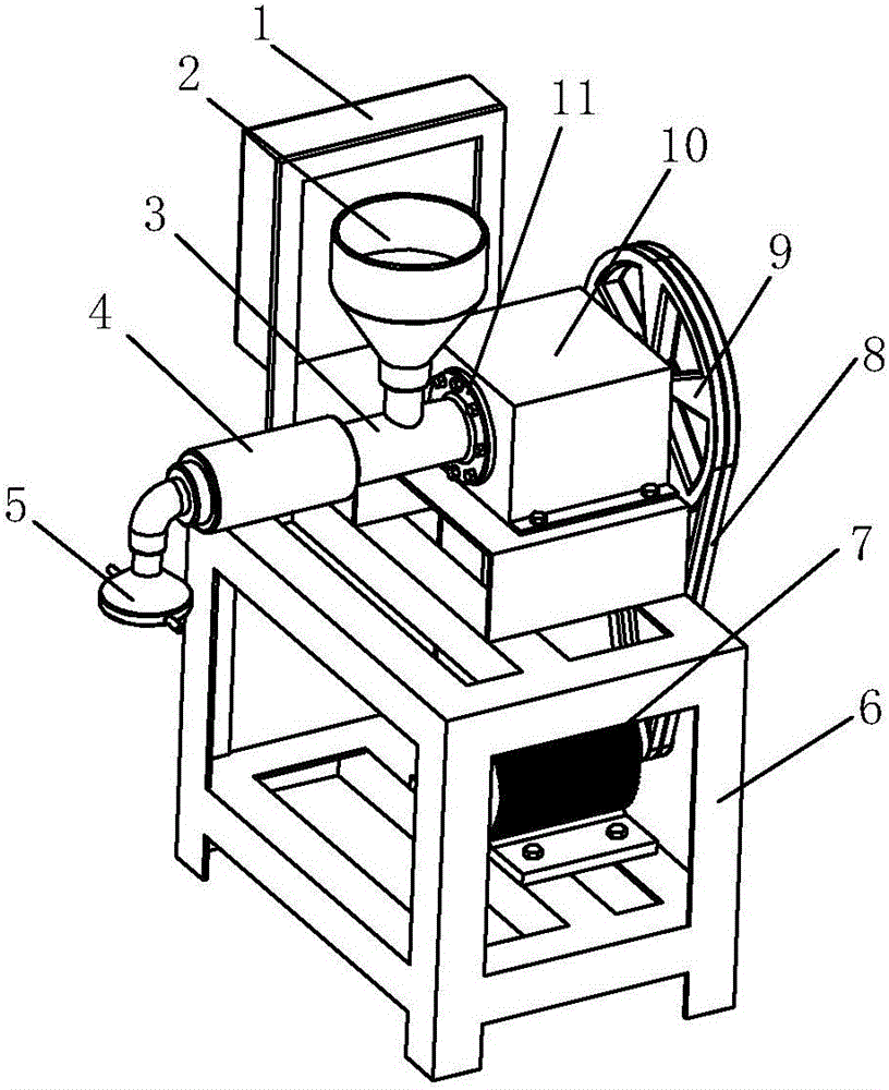 自熟式米粉压榨成型机的制作方法附图