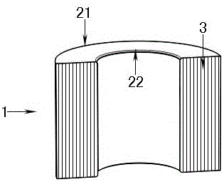 一种磁力线均匀分布的磁环的制作方法附图