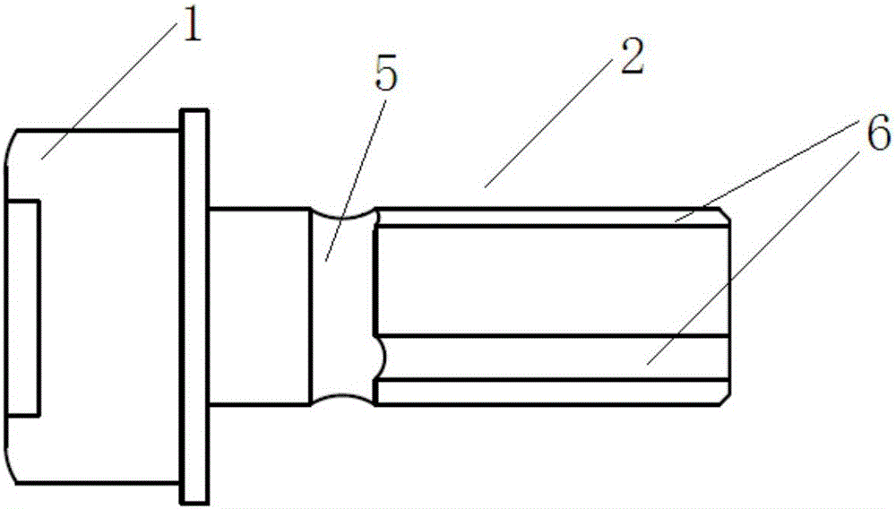 一种油管螺栓的制作方法附图