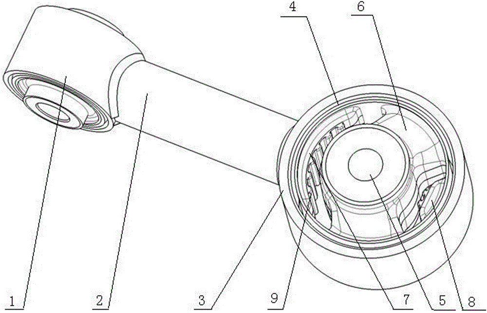 一种新型橡胶悬置衬套结构的制作方法附图