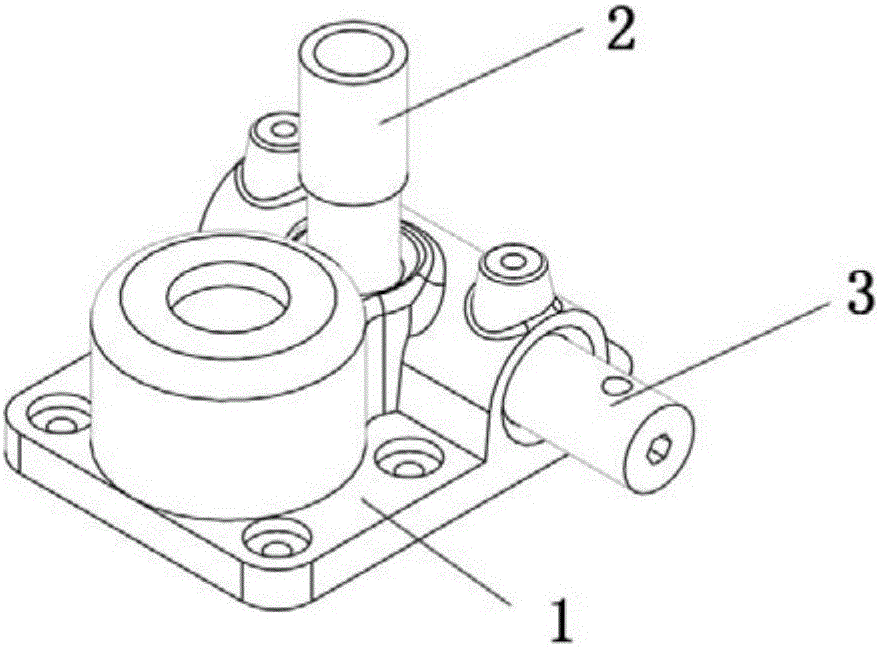 用于电脑升降台或升降桌上的半自动插锁装置的制造方法附图