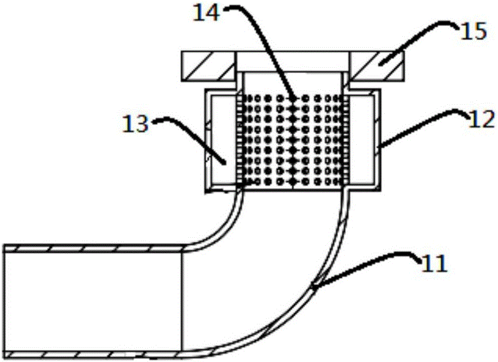 一种螺杆压缩机排气气流脉动衰减器及螺杆压缩系统的制作方法附图
