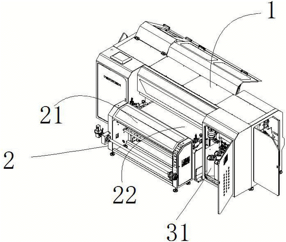 一种扫描式纺织数码印花机的制作方法附图