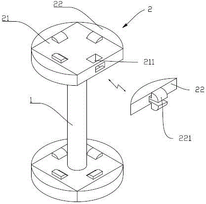 一种改进的铜线卷轮的制作方法附图
