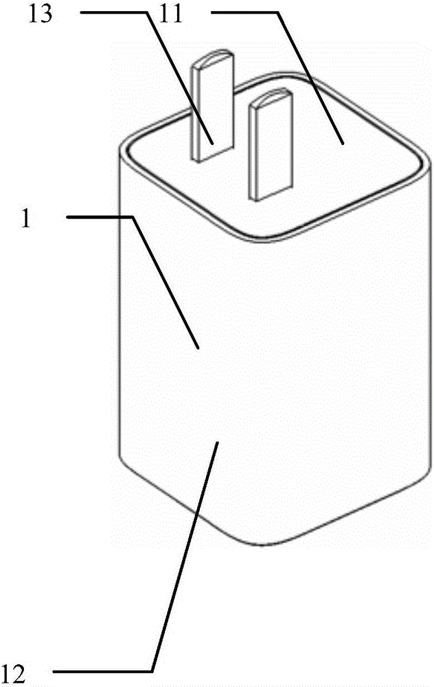 一种充电器壳体及充电器的制造方法附图