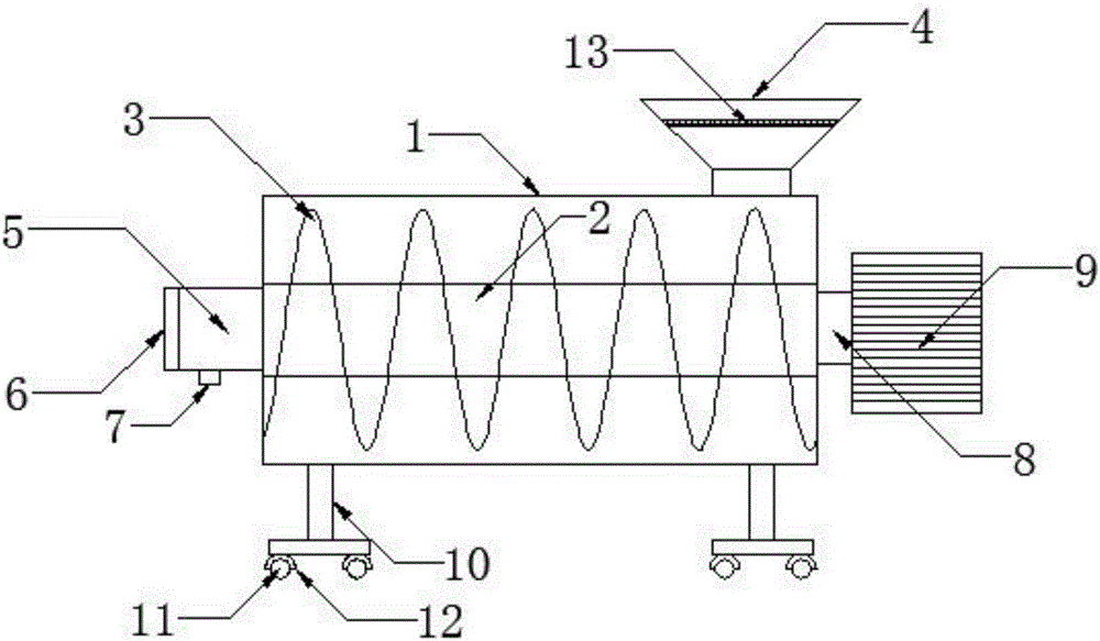 一种气压砂浆螺旋输送机装置的制造方法附图
