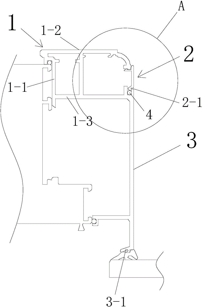 一种系统单元式门窗压线的制作方法附图