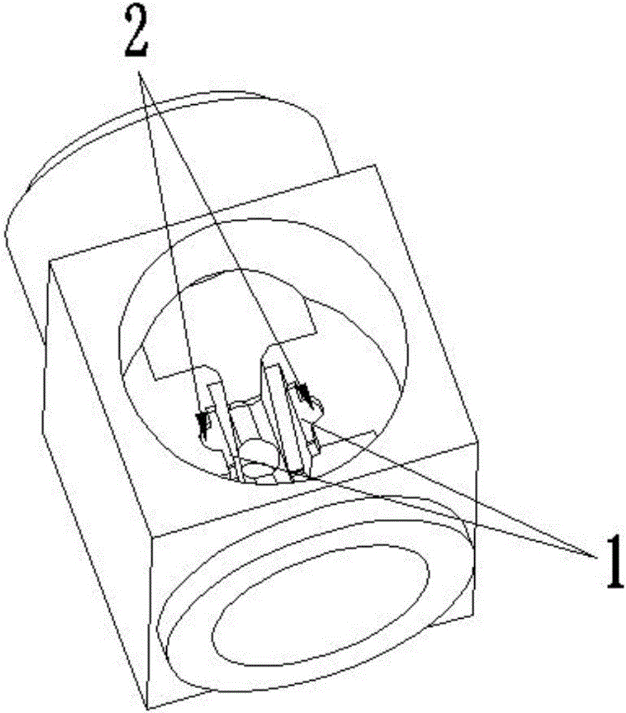 一种光纤基座镜片的快速装配结构的制作方法附图