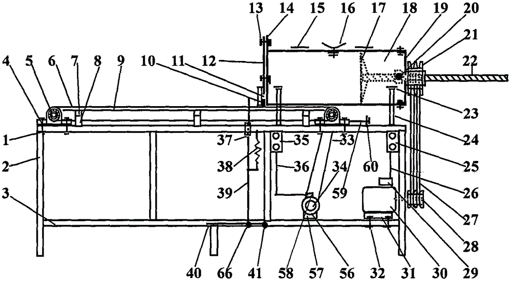 一种电动螺旋挤压自动切条面条机的制作方法附图