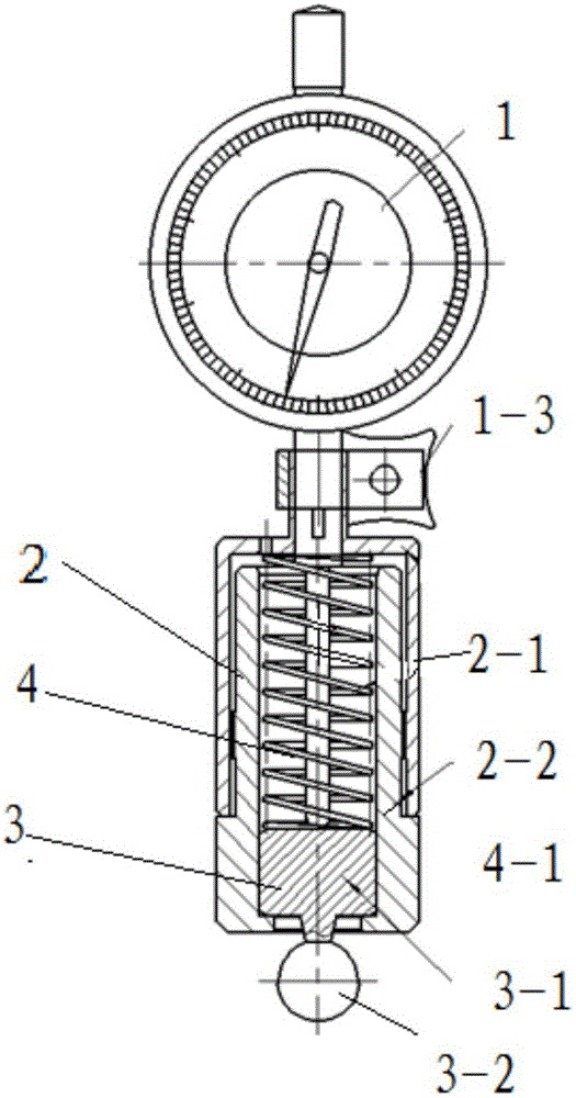 一种工件v型槽测量装置的制造方法附图