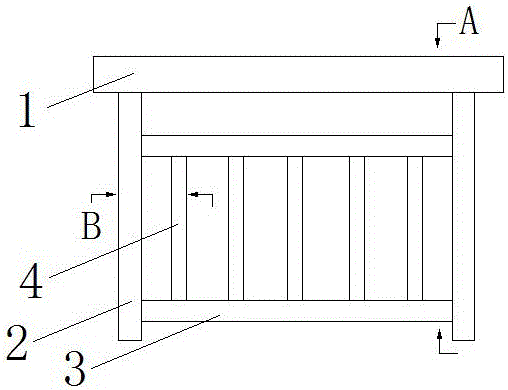 一种免焊接组装式金属护栏的制作方法附图