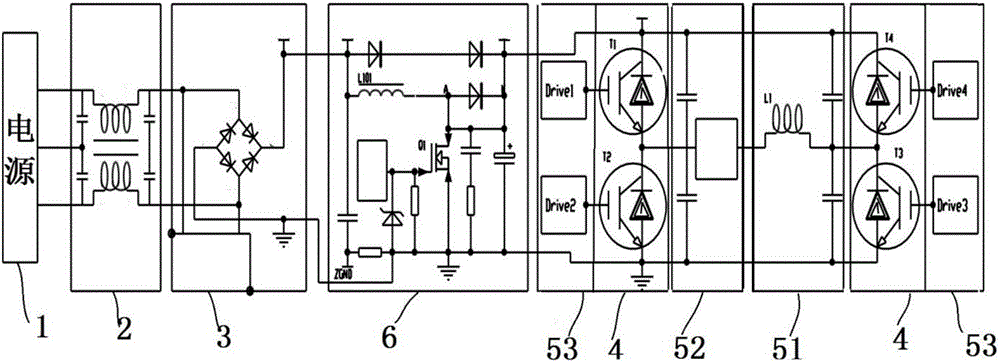 一种稳定的电磁加热控制系统的制作方法附图