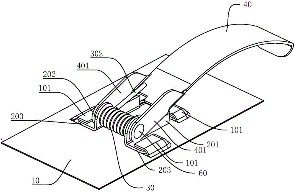 一种方便安装的弹簧挂钩的制作方法附图
