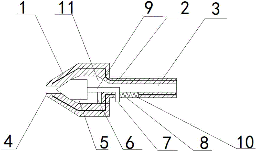 一种射蜡机的注蜡结构的制作方法附图