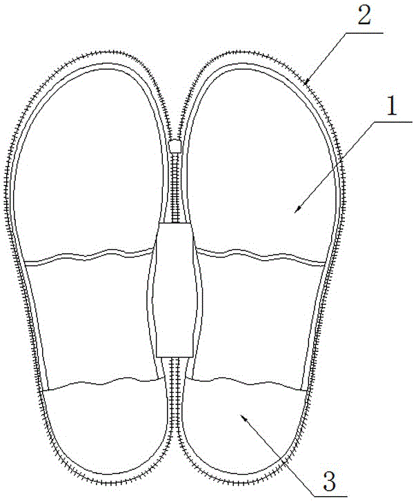 便携式差旅鞋的制作方法附图